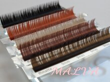 アイラッシュマルヴァ(Eye Lash Malva)/フラットマット ブラウンカラー