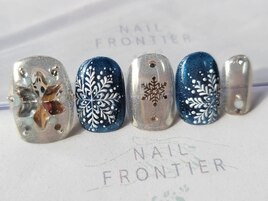 F雪の結晶ネイル14980円