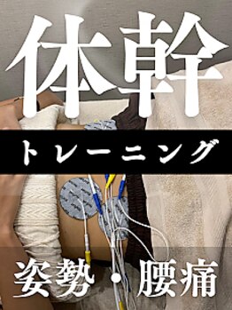 あい整体院 仙台幸町院/楽して体幹トレーニング