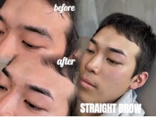 バズフロウ バイ ディーアンドティー(BUZZ FLOW by D&T)の雰囲気(超大流行の平行眉毛で男らしい印象!【眉毛/袋町/アイブロウ】)