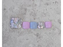 ネイルルーム エルナ(nail room ELNA)/フット定額デザイン￥9000