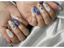 レイ(REY)/ブルー大理石