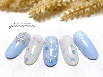 ネイルグラマラス 西新井店/《パラジェル》冬の大人上品