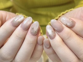 12月monthly/雪ネイル(みな)