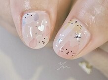 ネイルズ バイ ユイ 外苑前(Nails by Yui)/ゆるっとイヌネコ水彩ネイル