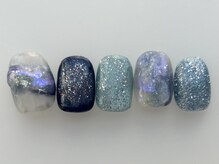 アイネイルズ 池袋店(I-nails)/キラキラブルー
