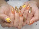 ひまわりネイル
