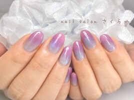 夕焼けネイル☆極上グラデ