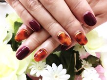 プルミエ ネイル(Premier Nail)/ボルドー★べっ甲ネイル