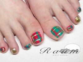 クリスマスフットネイル￥8800