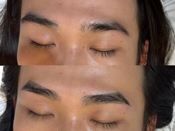 メンズアイブロウサロンバイクロト 天神大名(MEN’S EYEBROW SALON by KUROT)/B&A［担当:Natsuki］
