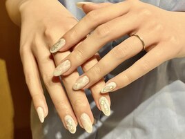 夏ニュアンスネイル