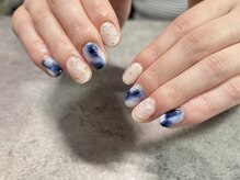 ココネイル(Koco Nail)/ネイビーカラーデザイン