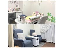 ゆったりとお寛ぎ頂ける施術スペースです！