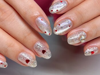 エルマナ ネイル(Hermana NAIL)/ハートホロデザイン