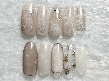 定額オフィスニュアンスネイル