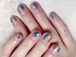 秋のぬりかけネイル☆