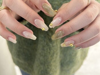 ラクエ(Laque)/カーキ ニュアンス ホワイト