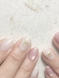 ピンク×リボン