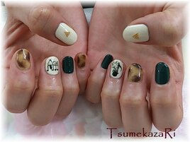 べっ甲柄★キャラアート