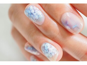 オトナネイル(otona nail)/紫陽花ネイル