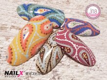 ネイリックス 栄ガスビル(NAILX)/ペイズリー柄