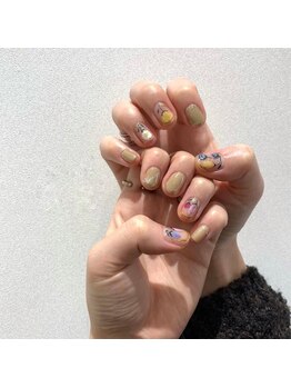 ネイル アヴァンス JR和歌山店(Nail AVANCE.)/鮮やかフラワー