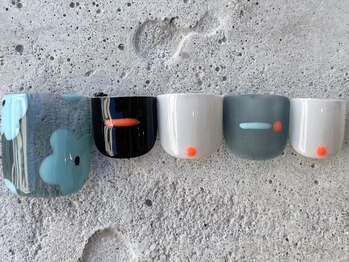 フリークネイル(FREAK Nail)/韓国風フラワーFOOT ¥10000