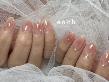 イーチ 烏丸御池(each)/チークネイル/マグネットネイル