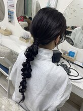 エムアイ 六本木(Mi)/編みおろしヘア