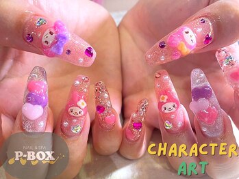 ピーボックス 南浦和(P-BOX)/☆キャラ 模写 3D 推しネイル☆