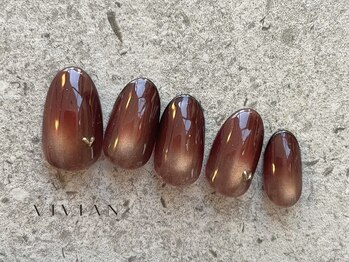 ヴィヴィアン ネイル(Vivian nail)/ボルドー グラデーション