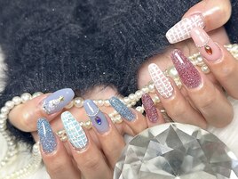 クリスマスネイル シュガー