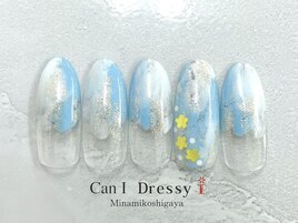 ぬりかけフラワーネイル