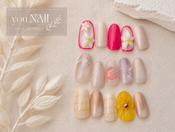ユーネイル(you NAIL)の写真/サンプルの種類が豊富★ニュアンスから旬デザインまで、ベテランネイリストにお任せください♪