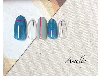 アメリ(Amelie)/ワンカラー/ライン/フレンチ