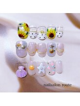 ネイルサロン ルート 二子玉川(nailsalon route)/7月キャンペーンネイル☆