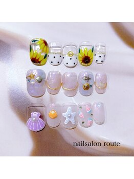 ネイルサロン ルート 二子玉川(nailsalon route)/7月キャンペーンネイル☆