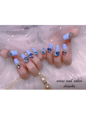 [スカルプ　長さ出し専門]　Snow nail salon 渋谷店