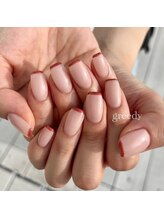 グリーディ(greedy)/スキニーフレンチネイル