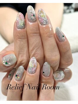 リリーフネイルルーム(RELiEF NAiL ROOM)/フラワーアート