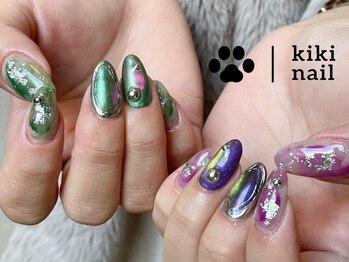 キキネイル 溝の口(kikinail)/ニュアンスネイル/ちぐはぐ