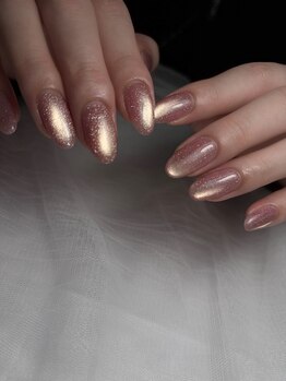 エミュ(e3mu)/マグネットネイル　春ネイル