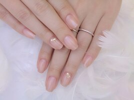 シンプル★ベージュネイル