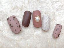 ララバイ 吉祥寺店(LULLABY)/レオパード　ニットネイル