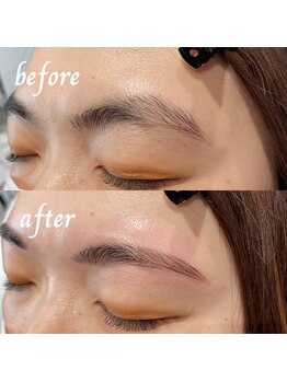 アイブロウドット 西宮(iBROW.)/美眉スタイリングBefore→After