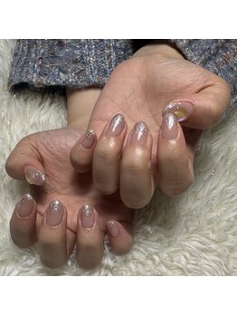 レディスペネイル ノマエ 名駅店(Redispe nail nomae)/ラメグラデーション