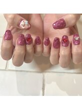 カミナネイル(KAMINA.nail)/グリッターラメデザイン