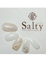 ネイルアンドアイラッシュサロン ソルティ 寺田町(salty)/クリスマスネイル