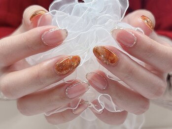 ヘアアンドネイル コージー(Hair&Nail COZY)の写真/丁寧なケアでモチの良さも◎大人女性の心くすぐるデザインを豊富にご用意◎自爪が弱い方も憧れの美爪に♪
